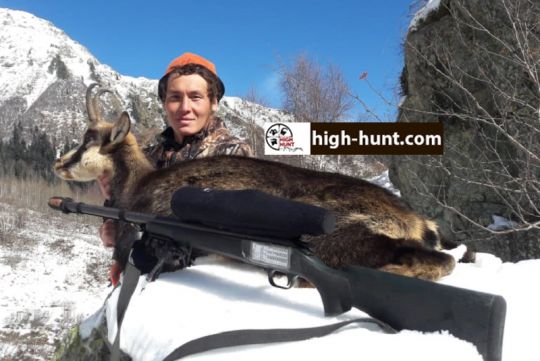 Hunting to chamois in Russia