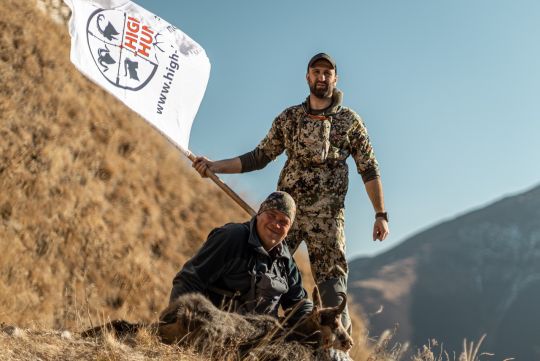 Hunting to shamois